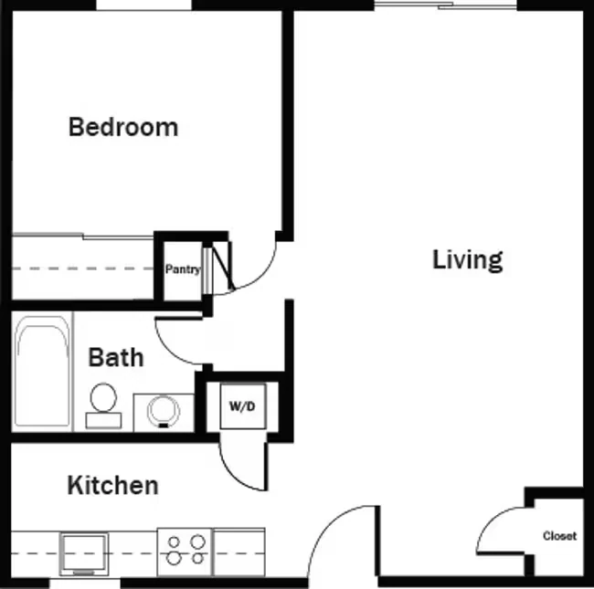 1x1 7 floor plan